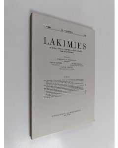 käytetty kirja Lakimies 1/1990 : Suomalaisen lakimiesyhdistyksen aikakauskirja