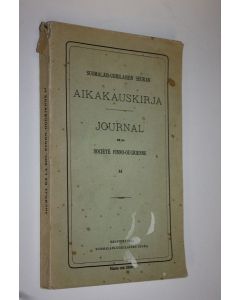 käytetty kirja Suomalais-ugrilaisen seuran aikakauskirja 61 (lukematon) = Journal de la societe finno-ougrienne 61