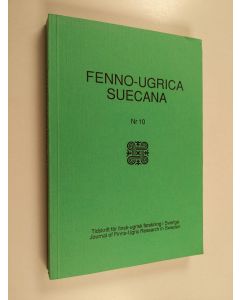 käytetty kirja Fenno-Ugrica Suecana : tidskrift för finsk-ugrisk forskning i Sverige