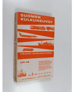 käytetty kirja Suomen kulkuneuvot 1966 : 25.9.-30.11.66 : Syysturisti