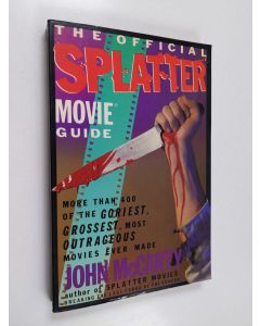 Kirjailijan John McCarty käytetty kirja The official splatter movie guide
