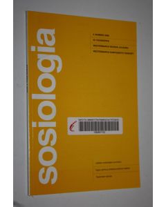 käytetty kirja Sosiologia 4/2006 : Westermarck-seuran julkaisu