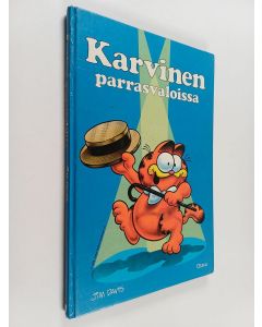 Kirjailijan Jim Davis käytetty kirja Karvinen parrasvaloissa