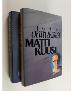 Kirjailijan Matti Kuusi käytetty kirja Ohituksia ; Roolit ja särmät (2 kirjaa)