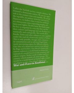 Kirjailijan Abdullah Öcalan käytetty teos War and Peace in Kurdistan - Perspectives for a Political Solution of the Kurdish Question
