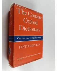 Kirjailijan H. W. Fowler käytetty kirja The concise Oxford dictionary