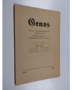 käytetty teos Genos 3/1945