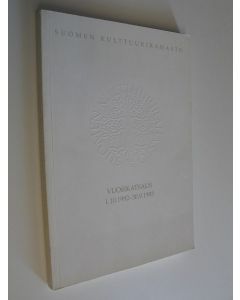 Kirjailijan Suomen Kulttuurirahasto käytetty kirja Vuosikatsaus 1.10.1992-30.9.1993