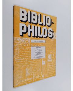 käytetty teos Bibliophilos 4/1986