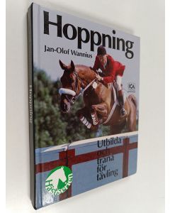 Kirjailijan Jan-Olof Wannius käytetty kirja Hoppning : Utbilda och träna för tävling