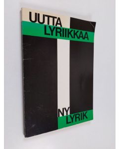 käytetty kirja Uutta lyriikkaa - Ny lyrik