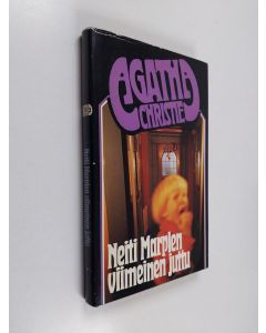 Kirjailijan Agatha Christie käytetty kirja Neiti Marplen viimeinen juttu