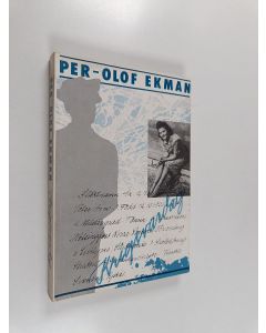 Kirjailijan Per-Olof Ekman käytetty kirja Krigsvardag