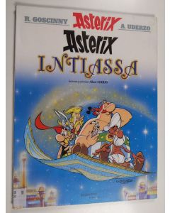 Kirjailijan Uderzo käytetty kirja Asterix Intiassa