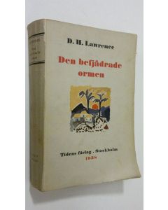 Kirjailijan D. H. Lawrence käytetty kirja Den befjädrade ormen