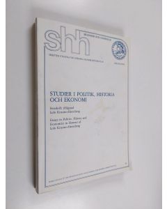 käytetty kirja Studier i politik, historia och ekonomi : festskrift tillägnad Lolo Krusius-Ahrenberg 21.6.1989 = Essays in politics, history and economics in honour of Lolo Krusius-Ahrenberg