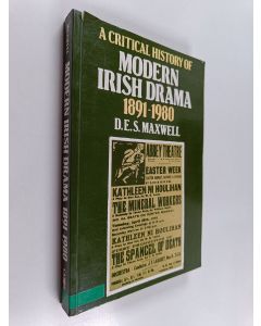Kirjailijan D. E. S. Maxwell käytetty kirja A critical history of modern irish drama