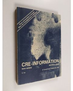 Kirjailijan Gerrit Vossers käytetty kirja Cre-information - Nouvelle série N:o 64