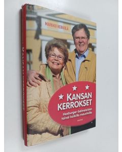 Kirjailijan Markku Heikkilä käytetty kirja Kansan kerrokset : Hesburger-Salmeloiden taival kaikilla mausteilla