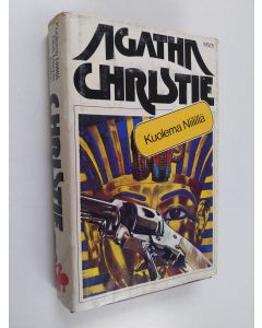 Kirjailijan Agatha Christie käytetty kirja Kuolema Niilillä ; Neiti Marple koston jumalattarena