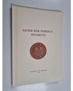 käytetty kirja Guide for foreign students, University of Helsinki