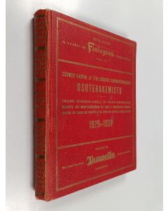 käytetty kirja Suomen kaupan ja teollisuuden kaupunkienvälinen osotehakemisto : vuosille 1929-1930 = Finlands interurbana handels- och industri-adresskalender : för åren 1929-1930 = Geschäfts- und Industrieverzeichniss der Städte u. Industrieplätze Finnla