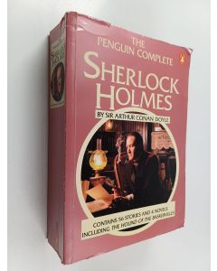 Kirjailijan Arthur Conan Doyle käytetty kirja The Penguin Complete Sherlock Holmes