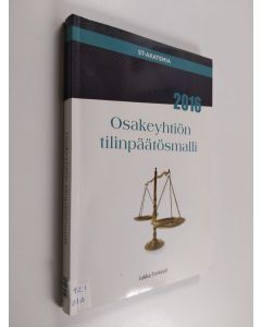 käytetty kirja Osakeyhtiön tilinpäätösmalli 2016