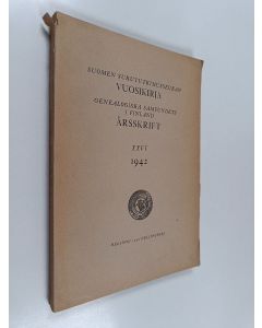 käytetty kirja Suomen Sukututkimusseuran Vuosikirja = Genealogiska Samfundets i Finland Årsskrift XXVI 1942