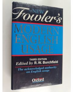 Kirjailijan Henry Watson Fowler käytetty kirja The new Fowler's modern English usage