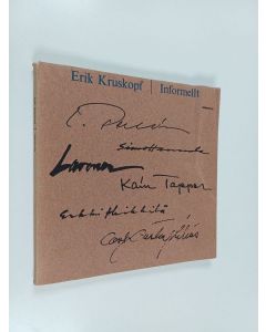 Kirjailijan Erik Kruskopf käytetty kirja Informellt