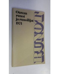 käytetty teos Otavan runot ja runoilijat 1974