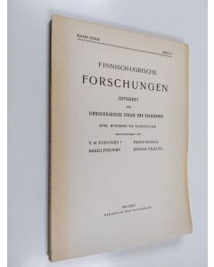 käytetty kirja Finnisch-ugrische Forschungen XXXII, 3