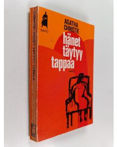Kirjailijan Agatha Christie käytetty kirja Hänet täytyy tappaa