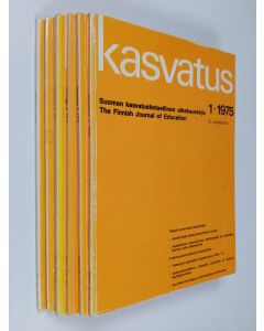 käytetty kirja Kasvatus vuosikerta 1975 (1-6)- Suomen Kasvatustieteellinen Aikakauskirja