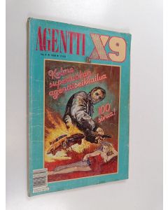käytetty kirja Agentti X9 4/1989