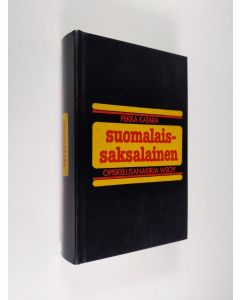 Kirjailijan Pekka Katara käytetty kirja Suomalais-saksalainen opiskelusanakirja = Finnisch-deutsches Wörterbuch