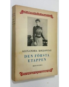 Kirjailijan Alexandra Kollontay käytetty kirja Den första etappen