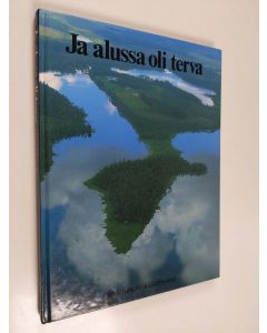 Kirjailijan Olavi Manninen käytetty kirja Ja alussa oli terva : Kuhmon Säästöpankki 80, 1909-1989