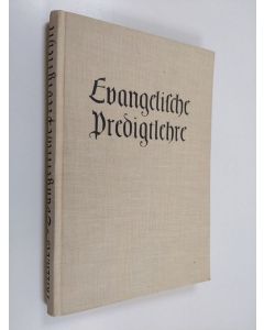 Kirjailijan Wolfgang Trillhaas käytetty kirja Evangelische Predigtlehre