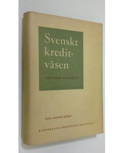Kirjailijan Lars-Erik Thunholm käytetty kirja Svenskt kreditväsen