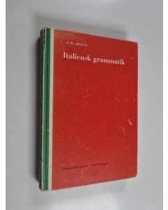 Kirjailijan G. B. Arista käytetty kirja Italiensk grammatik