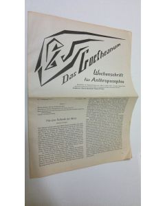 Tekijän Martin Barkhoff  käytetty teos Das Goetheanum nr. 3/1988 : Wochenschrift fur Anthroposophie