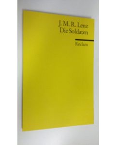 Kirjailijan Jakob Michael Reinhold Lenz käytetty kirja Die Soldaten