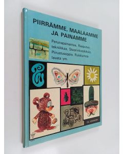 Kirjailijan Gil Johansen käytetty kirja Piirrämme, maalaamme ja painamme