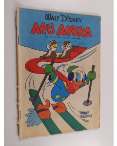 Kirjailijan Walt Disney käytetty teos Aku Ankka 10/1972
