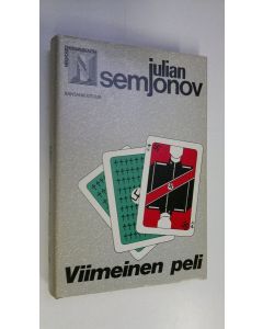 Kirjailijan Julian Semjonov käytetty kirja Viimeinen peli