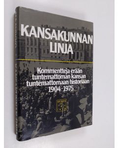 Kirjailijan Paavo Haavikko käytetty kirja Kansakunnan linja : kommentteja erään tuntemattoman kansan tuntemattomaan historiaan 1904-1975