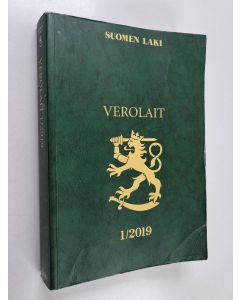 käytetty kirja Verolait 1/2019