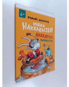 Kirjailijan Mauri Kunnas käytetty teos Herra Hakkaraisen harrastuspuuhakirja